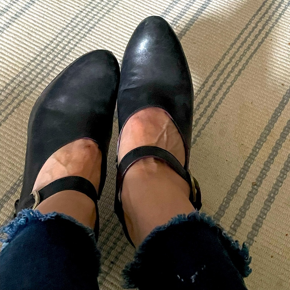 Cole Haan ankle strap heels!